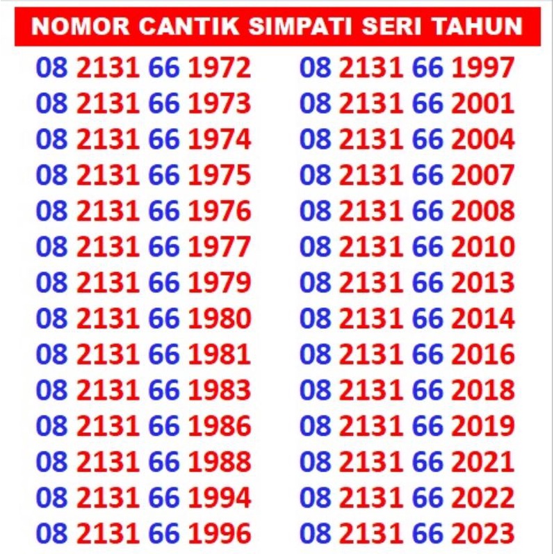 simpati 168 simpati 1689 simpati 1688 nomor cantik simpati 168