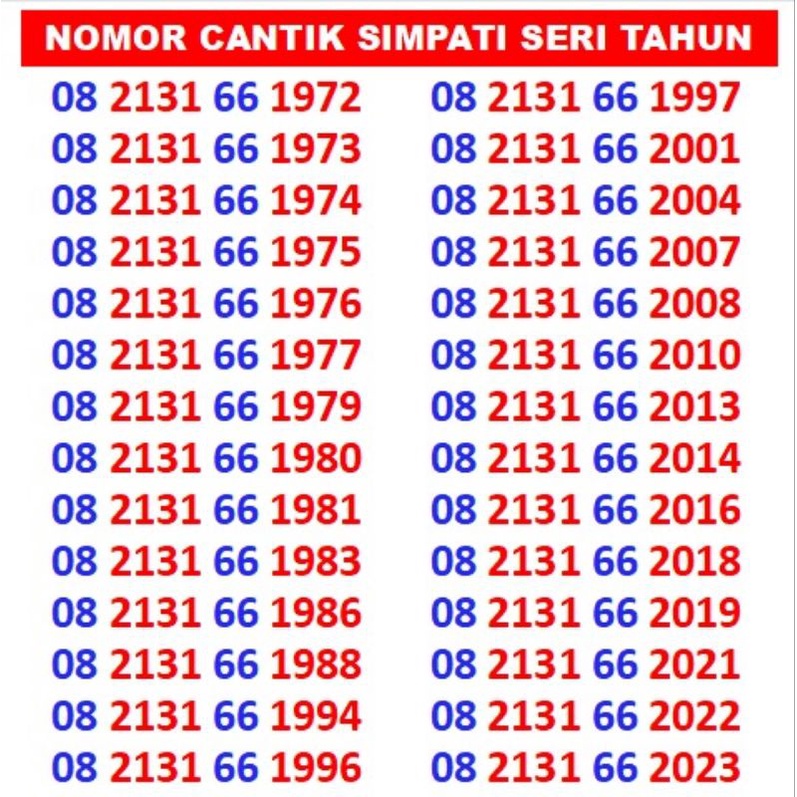 simpati 168 simpati 1689 simpati 1688 nomor cantik simpati 168