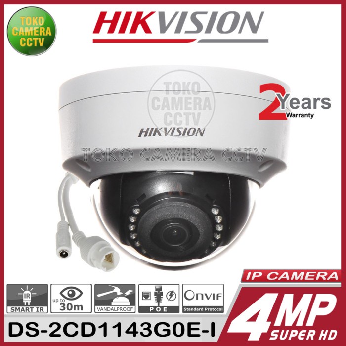 Bestseller Ip Camera Hikvision Ds-2Cd1143G0E-I 4Mp Dome Ip Kamera