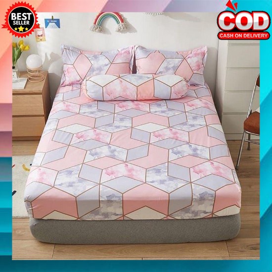 Sprei Polos Aesthetic Kotak 180 ,160 , 120 Home Made Sprei Single Polos Emboss Fata Jaguard 120X200 