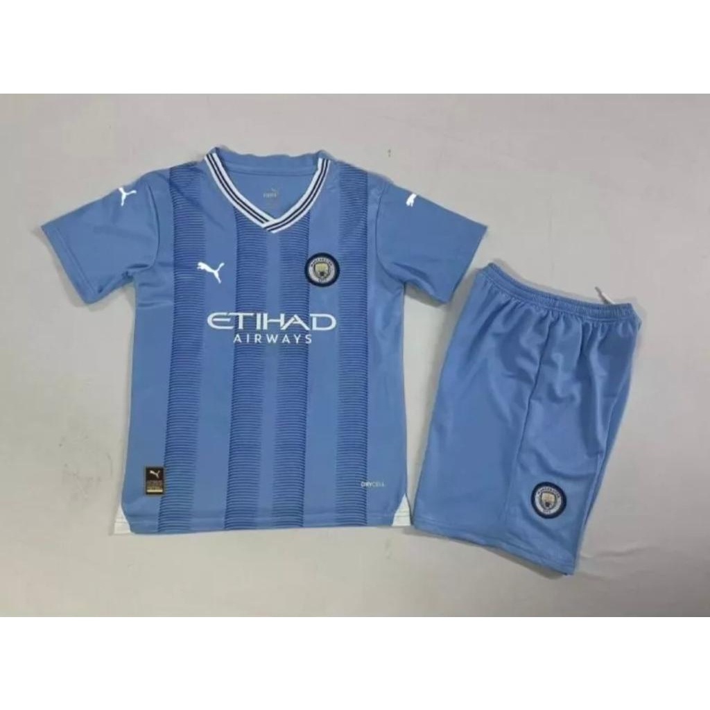 CG9 JERSEY KIDS ( ANAK - ANAK ) MANCHESTER CITY HOME 2023-2024 T GO THAILAND F56
