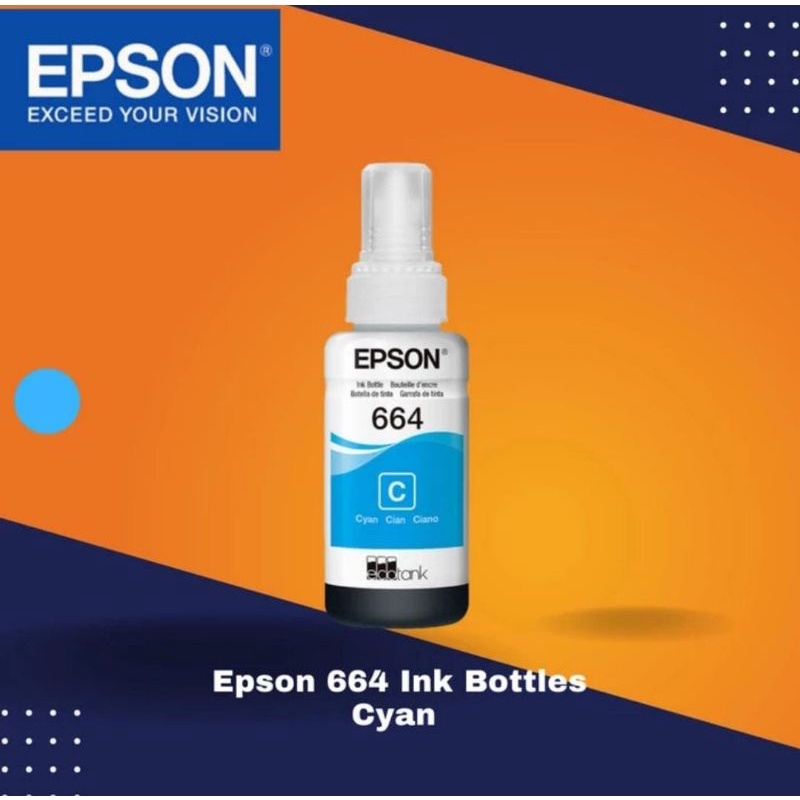 Tinta Epson 664 Refill Ink Printer L100 L110 L120 L200 L210 L220 L310 L360 L1300