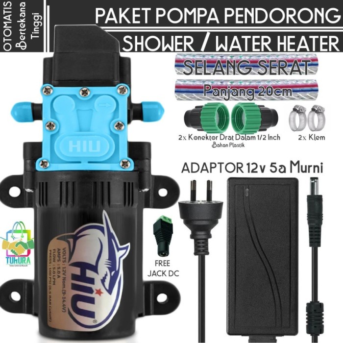 Pompa Air Pompa Pendorong Shower & Water Heater Otomatis - Drat dalam