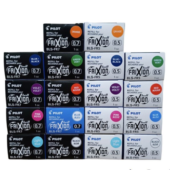 

Terlaris Refill Frixion Clicker Ball 1 Pack / Isi Pulpen Frixion 0.5 / 0.7