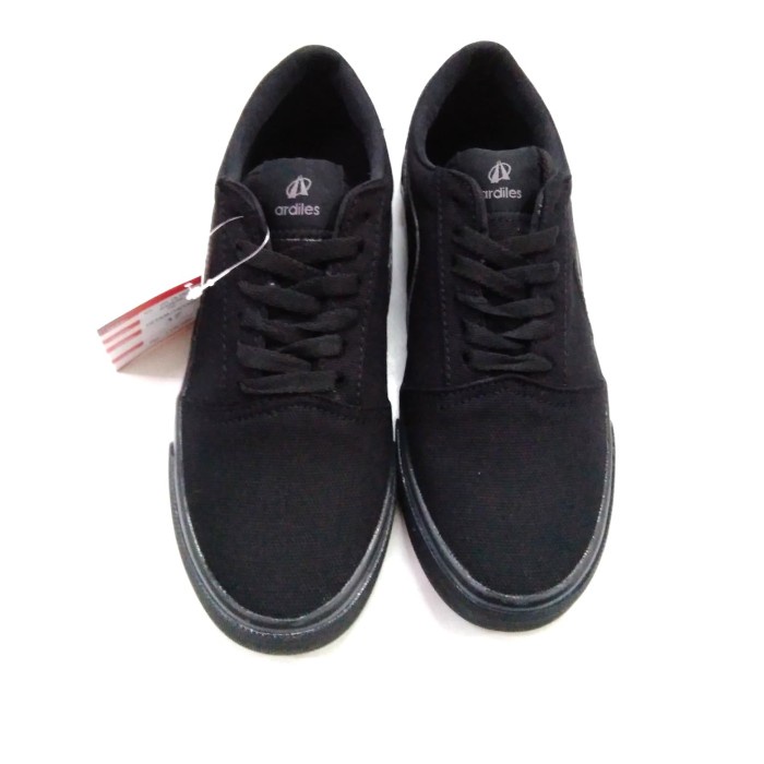 Sepatu Sekolah Sepatu sekolah ARDILES art VX-OS OLDHAM KANON TG HITAM/PUTIH - Hitam, 34(J3P8) Sepatu