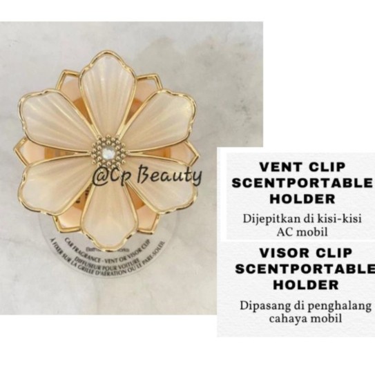 Terlaris Bbw Car Fragrance Holder Visor And Vent Clip Flower