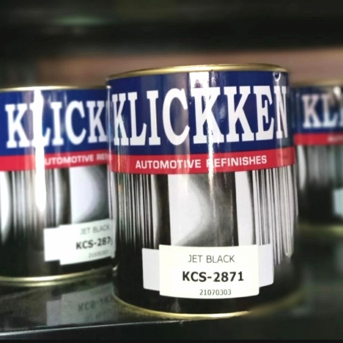 Terlaris Cat Klickken Jet Black / Cat Hitam Nc 1L / Kliken Jet Black 2871