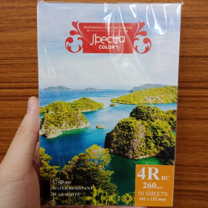 

Terlaris Spectra 4R Silky Photo Paper 4 R Kertas Foto