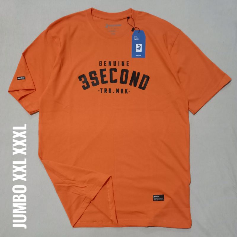 Jumbo Bigsize/ XL XXL XXXL/ Kaos Jumbo/ Kaos Ukuran Besar/ Kaos 3second 2XL 3XL/ Jumbo Murah