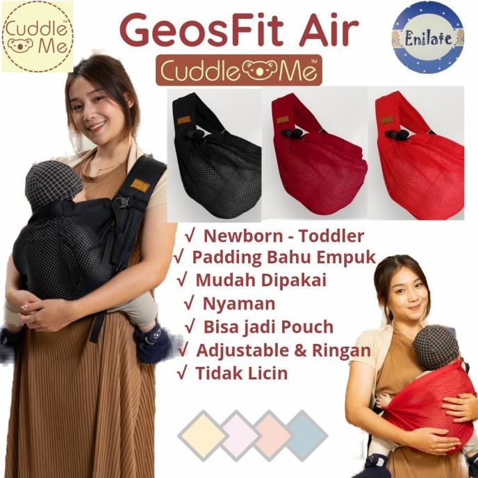Cuddle Me Geos Fit Air Adjustable Gendongan Bayi Airsling Cuddleme
