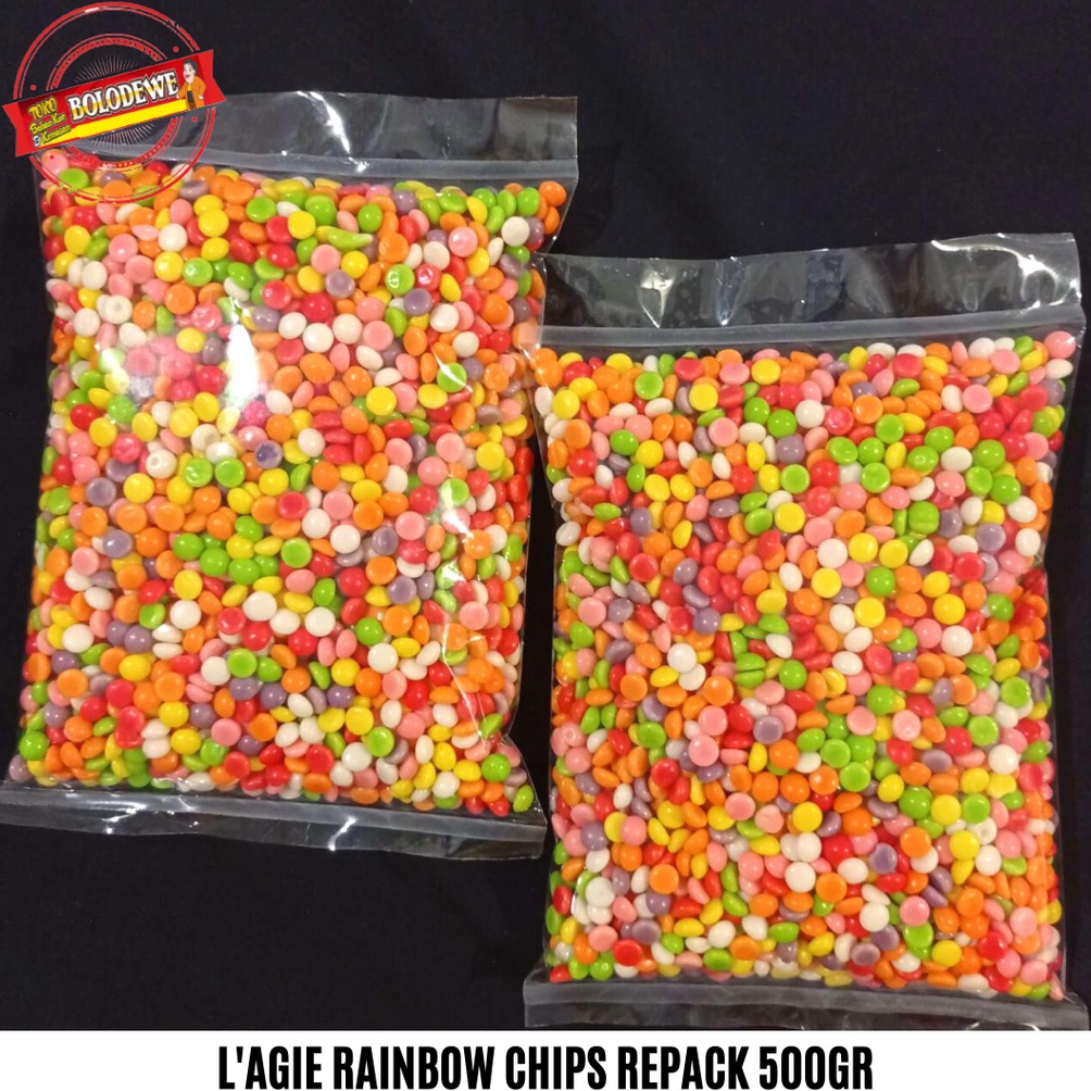 

Seller L'agie Rainbow Chips Repack 500gr T0B