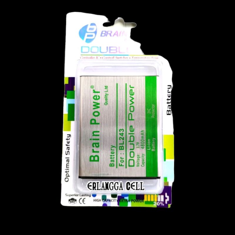 BATRE BATERAI / LENOVO BL243 / LENOVO A7000 / A7700 / A7700 PLUS / K3 NOTE / A5600 / BL243 BL 243