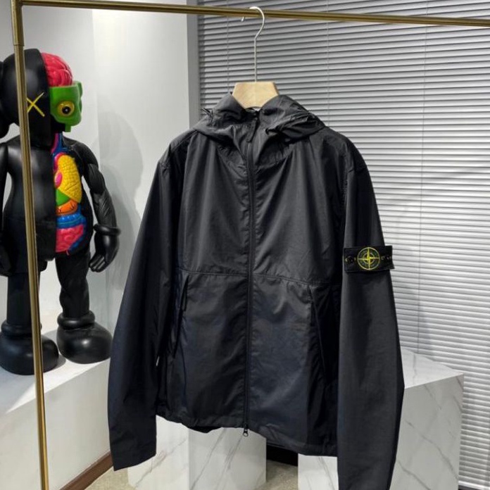 Promo JAKET PARKA PARASUT STONE ISLAND FULL TEG FULL BARCOD JAKET PARASUT ANTI AIR STONE ISLAND ORI 