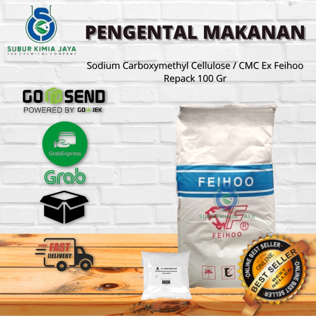 

CMC Ex Feihoo / Sodium Carboxy Methyl Cellulose Food Grade 100 Gr