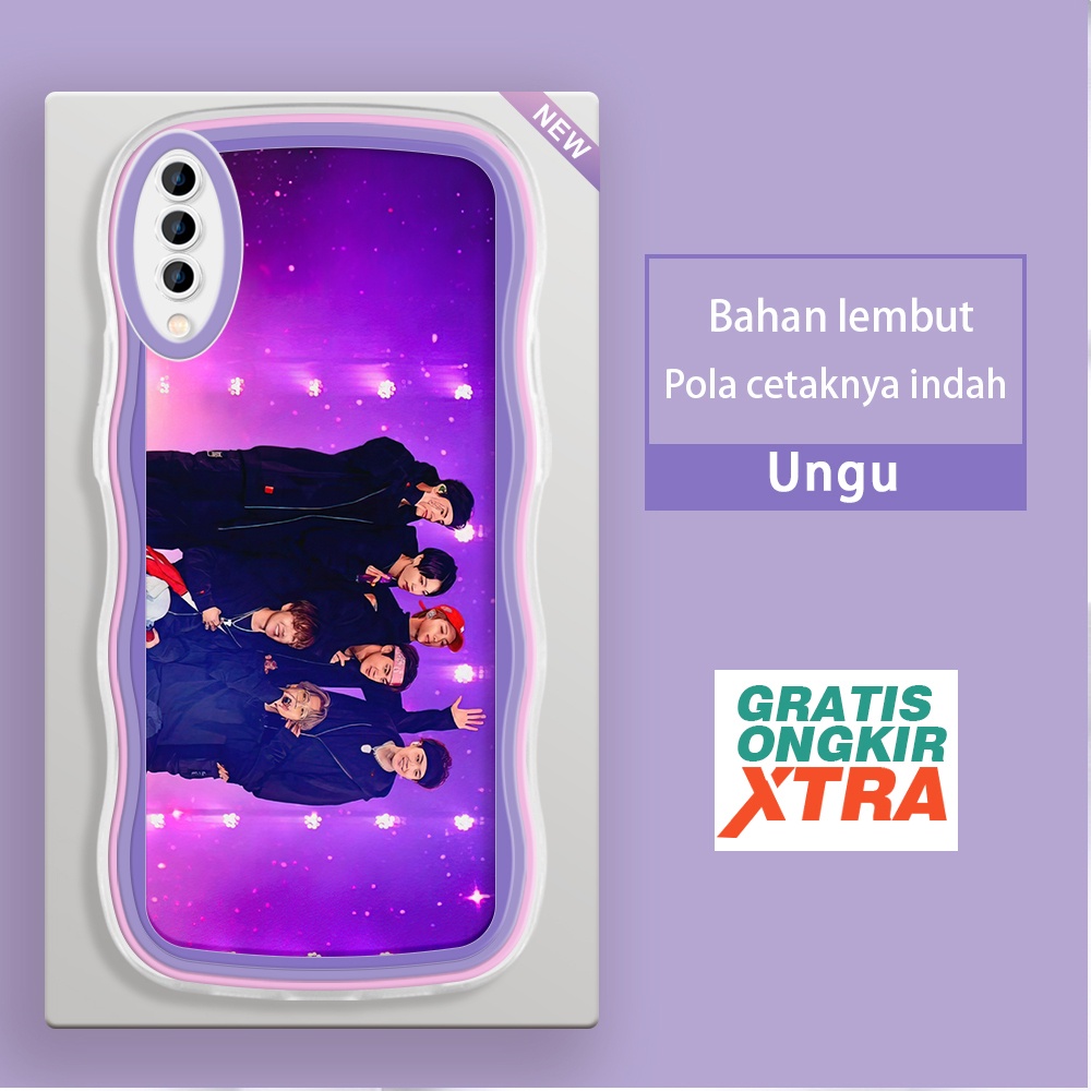 Mulia Samsung A33 A50 A51 A52 A50S A52S A53 A72 A73 5G Casing Ponsel  Konser BTS Korea Selatan  warn