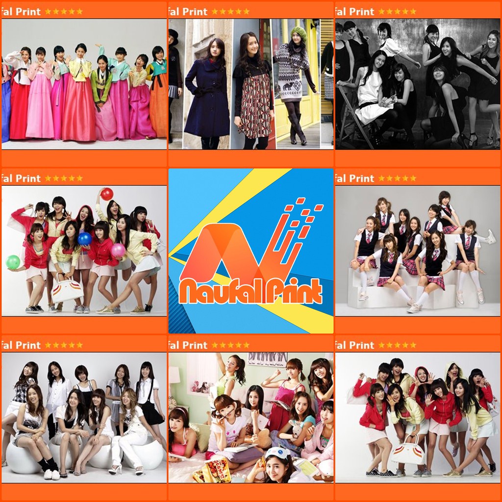 Sticker | Poster A3 & A4 | snsd | girls generation | kpop | tae yeon | yoona | sone | seo hyun | hyo