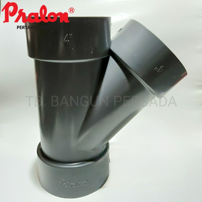 Terlaris Fitting Tee Y 4 Inch D Pralon / Ty Pralon 4 In D / Sambungan Y Paralon 4 In
