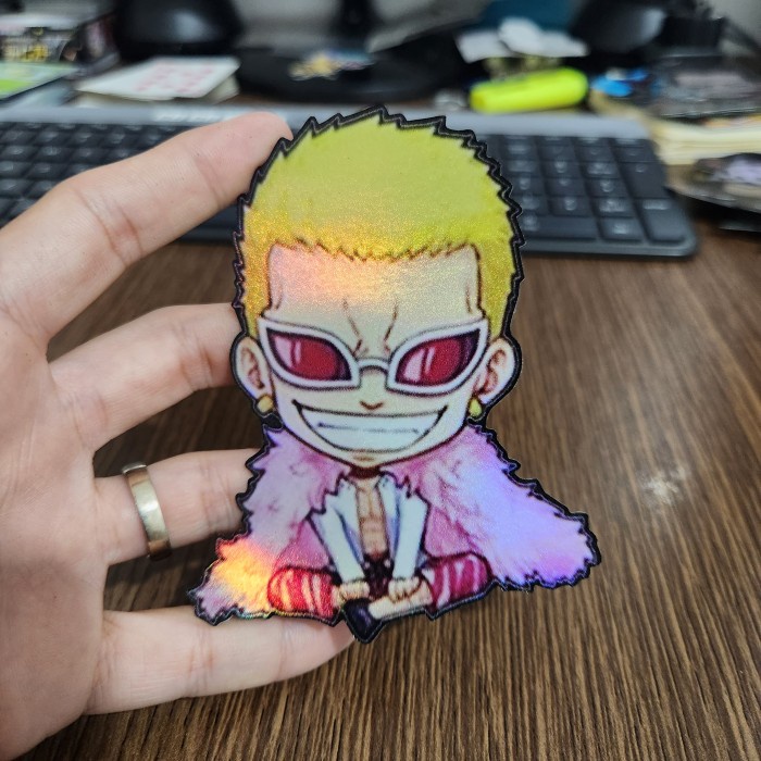 

Sticker Hologram Anime - PSH1775 - One Piece - Doflamingo