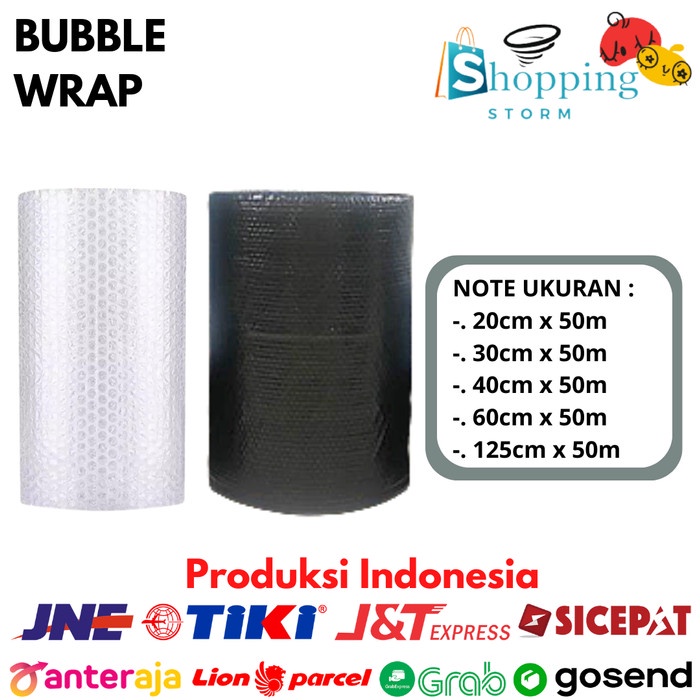

Bestseller Bubble Wrap Roll Hitam Bening Tebal Buble Wrap Plastik Rol Packing