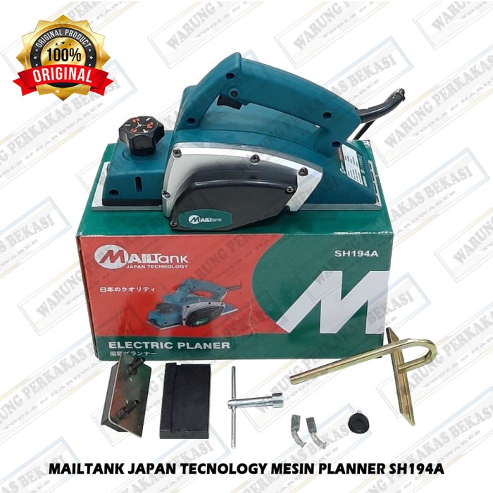 Terlaris Murah Mailtank Sh194A Mesin Planner Listrik Serut Pasah Kayu Full Set