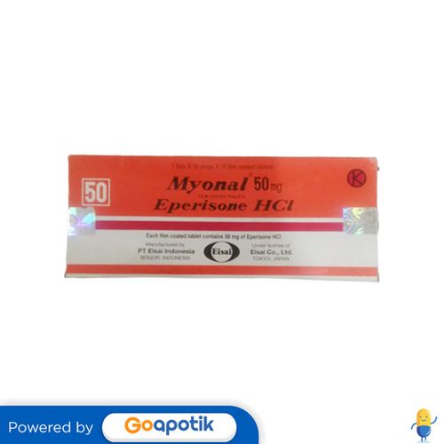 MYONAL 50 MG BOX 100 TABLET