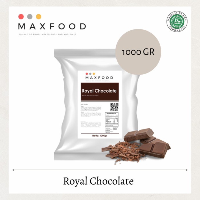 

Terlaris 1Kg Royal Dark Chocolate Powder/ Bubuk Minuman Coklat Royal