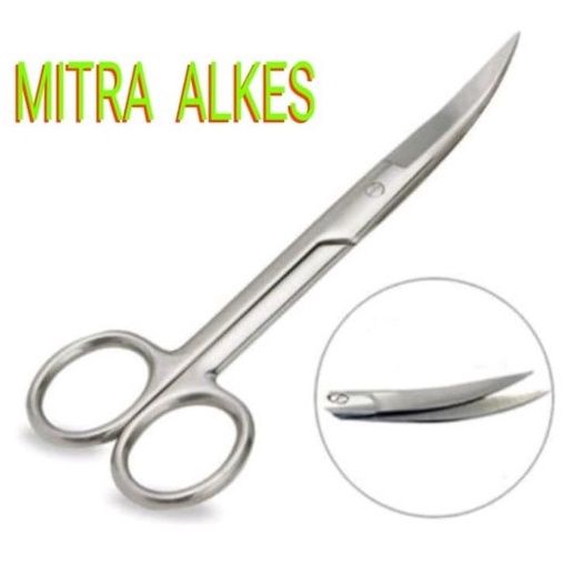 

☊Baru✷ I6QGP Gunting Operasi Tajam Tajam Bengkok 14cm. Gunting Tajam Tajam Bengkok 14 cm. Gunting TA TA CVD 14cm. E52 ✻Baru