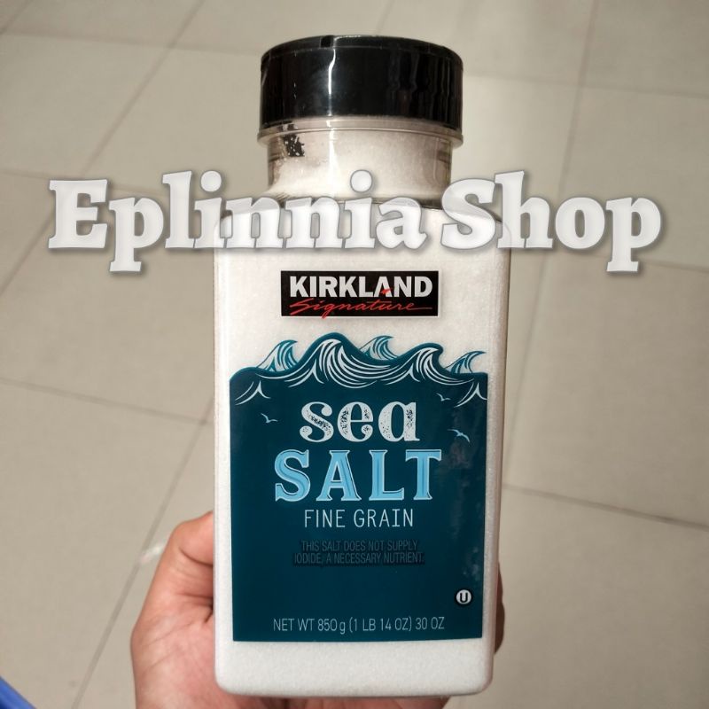 

Kirkland Signature Pure Sea Salt Fine Grain 850 gr - Garam Import