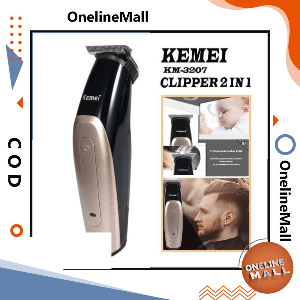 Kemei Km-3207 Hair Clipper Trimmer Charger Cordless Haircut Km 3207 C6