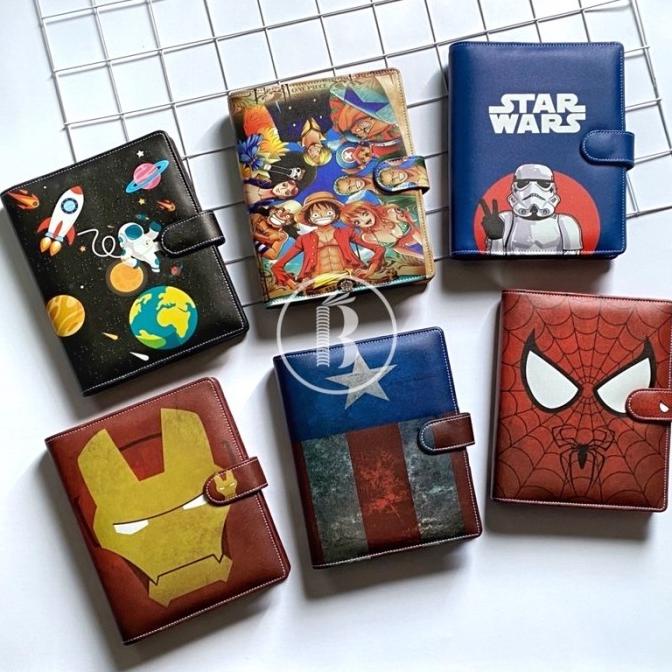 

Binder Ready Motif Starwars superhero Anime Astronaut Kulit A5 B5