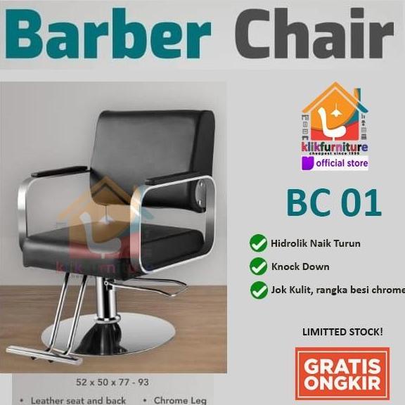 Kursi Barber Kursi Salon Barber Chair Barbershop Chair Hidrolik Bc01