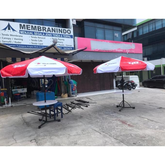 Tenda Payung Promosi + Meja