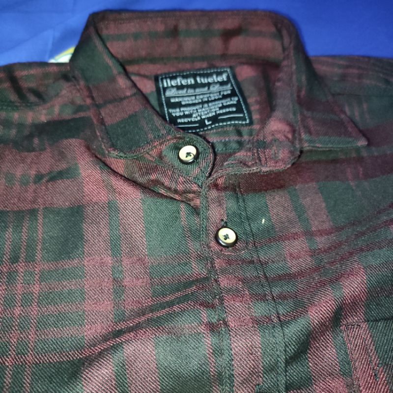 KEMEJA LENGAN PANJANG FLANNEL BEKAS/SECOND.
