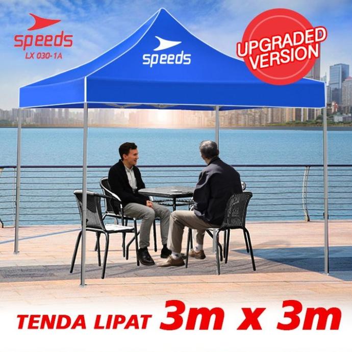 Tenda Tenda Lipat Otomatis Pameran Bazar Dagang Gazebo - 3X3 Meter