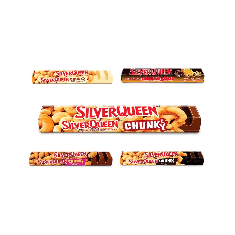 

➷➷✻✫ Silverqueen Chunky Bar 95gr /Chunky bar 95 / chunkybar 95gram / chunky bar 100 / silver queen Terbaru