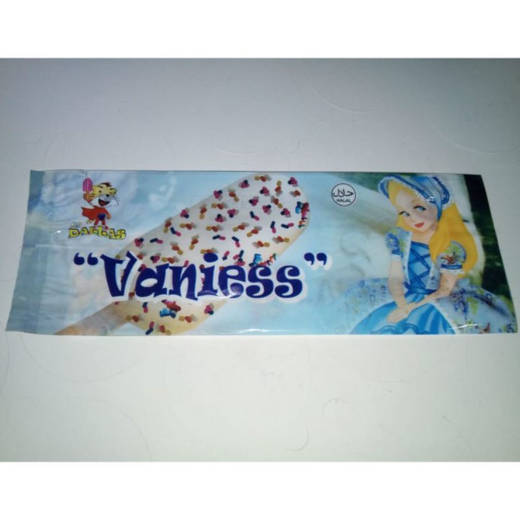 

【MEGA SALE】 Bungkus Kemasan Plastik Es Krim Es Loli / Es Stik Lapis Vaniess