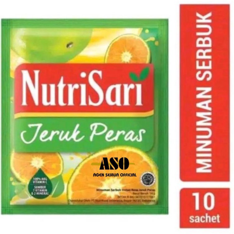 

✨ 7.7 NUTRISARI JERUK PERAS 14g JUPE RENCENG ( ISI 10 ) MURAH !!!