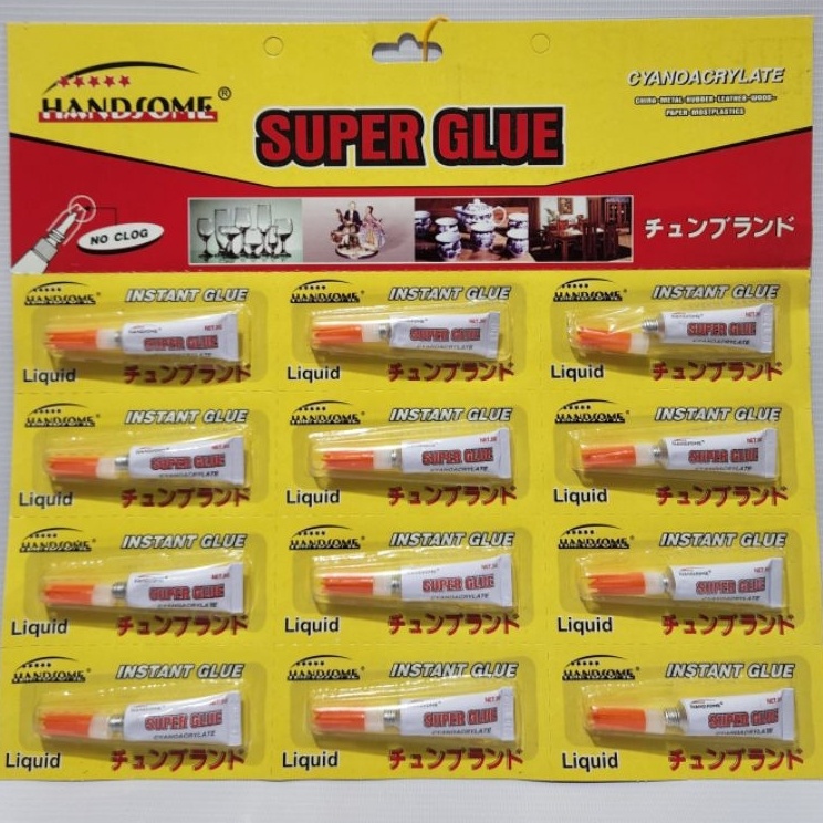 

Di⚡kon !! LEM SUPER GLUE HANDSOME (ISI 12 PCS)