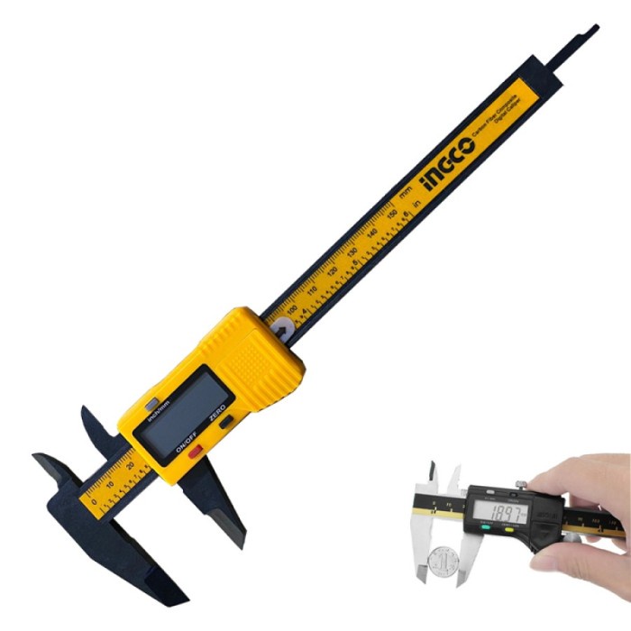 PROMO PLASTIC DIGITAL CALIPER INGCO HDCP16150 - SIGMAT DIGITAL PLASTIK TERLARIS