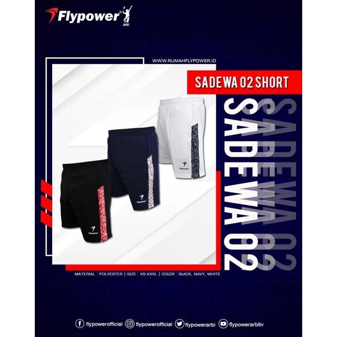 CELANA FLYPOWER BADMINTON BULUTANGKIS FLYPOWER SADEWA 2 ORIGINAL