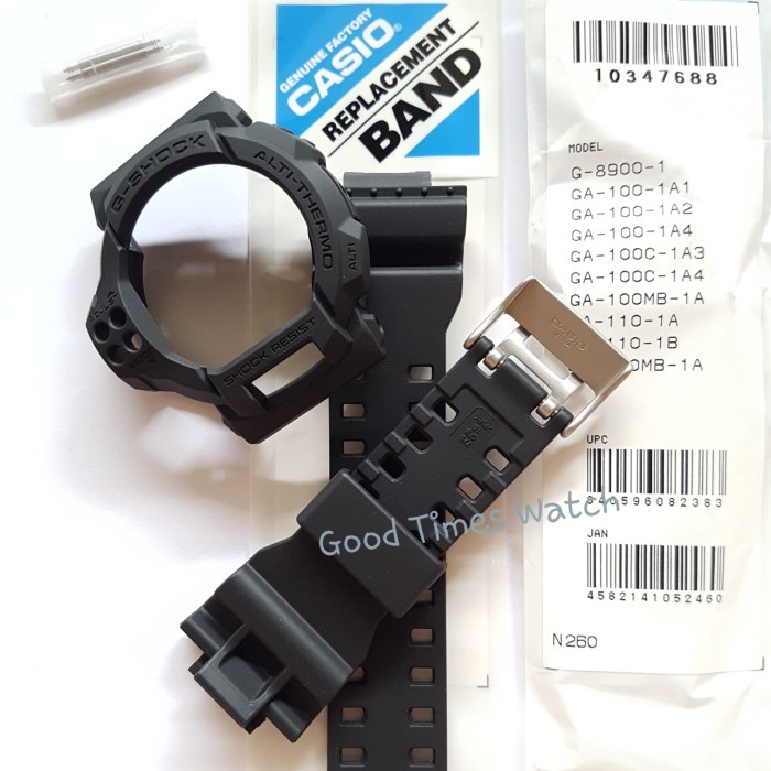 MUST HAVE PAKET STRAP BEZEL G-SHOCK GDF-100BB-1 GDF 100BB GDF 100 CASIO ORIGINAL TERLARIS