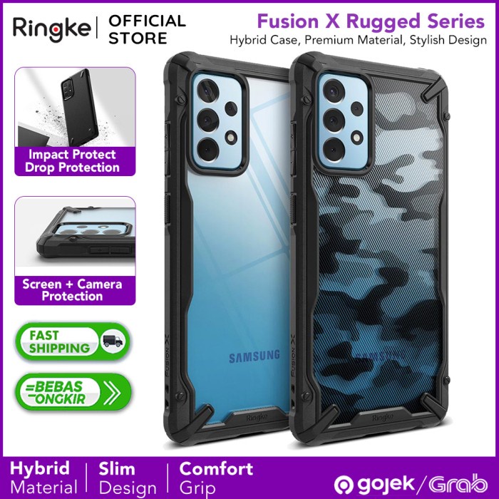 Case Samsung Galaxy A32 / A52 / A72 4G - Ringke Fusion X Soft Casing