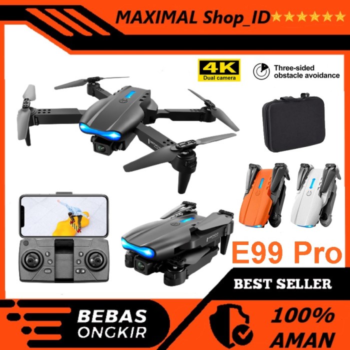 DRONE E99 PRO MINI FOLDABLE 4K DUAL CAMERA VS DRONE E88 PRO 4K ORIGINAL