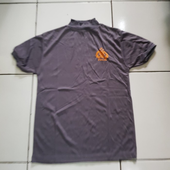 Terlaris Kaos Dalam Polisi Coklat Leher TinggiKaos Oblong Polisi Tribrata Pria