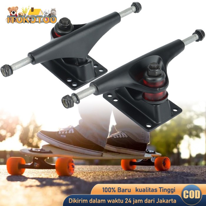 Terlaris 2Pcs Truck Independent Skateboard 5Inch Bracket Skateboard Accessory