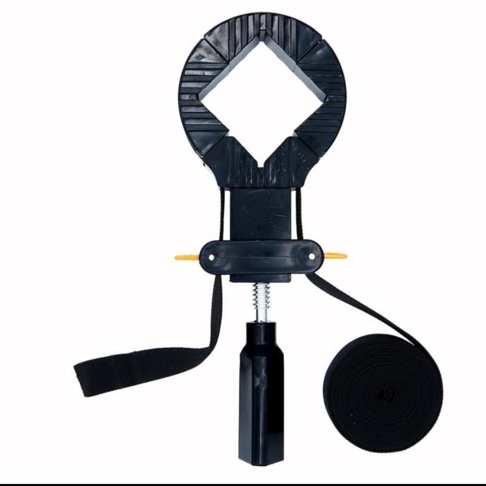 Tali Jepit Sudut Corner Clamp Kayu Pigura Klem Jepit Tali Strap Band