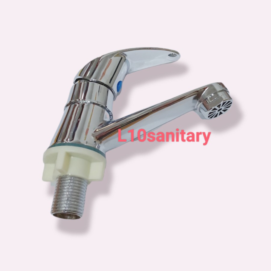 WILMER WEWE-901 Kran Air WASTAFEL / Nekel Push Up Angkat / Keran Air Cuci Tangan Nekel