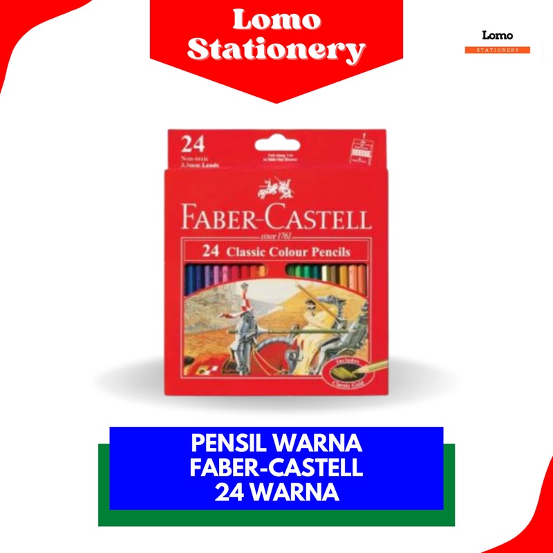 

Pensil Warna Faber-Castell 24 Warna