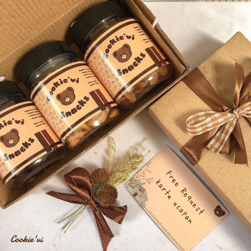 Snack jar/ Hampers Snack / Set Snack box/ Hadiah lucu