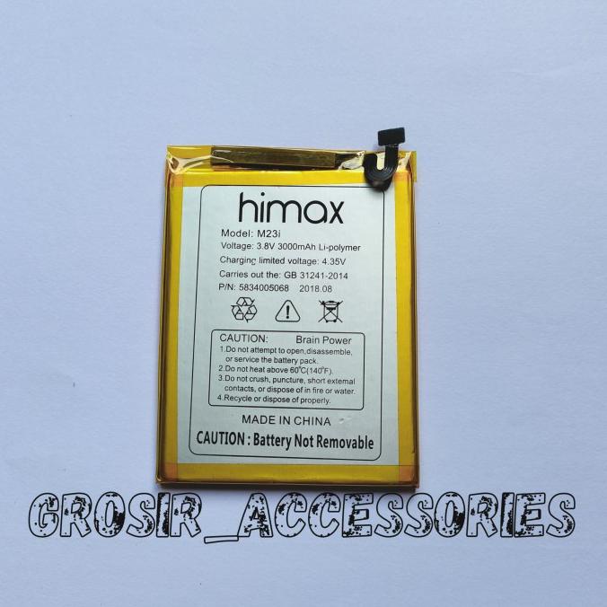 Sale Baterai Batre Himax H3 Plus / Himax M23I Original Oem Battery Hp Termurah Terlaris